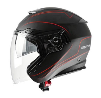 초경량 오토바이헬멧 레드