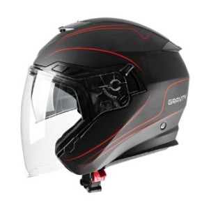 초경량 오토바이헬멧 레드