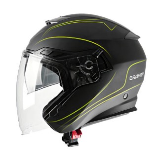 초경량 오토바이 헬멧 그린